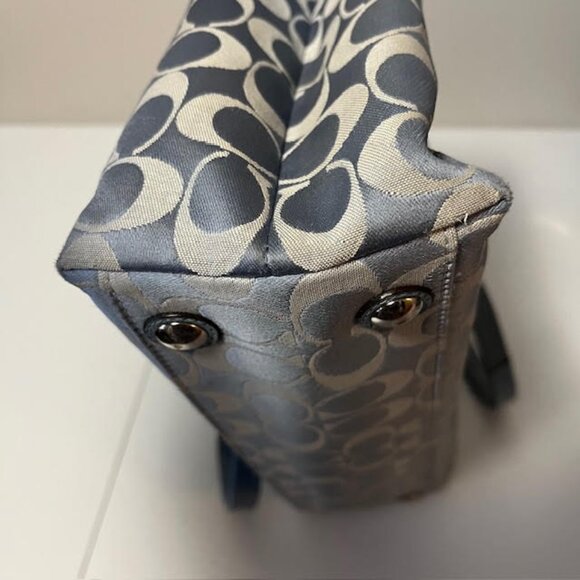 Coach Penelope Signature Bag with Patent Leather Trim - Picture 15 of 16